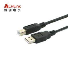 USB2.0打印機線 A公對B公數(shù)據(jù)線 優(yōu)質(zhì)黑色白色打印機線